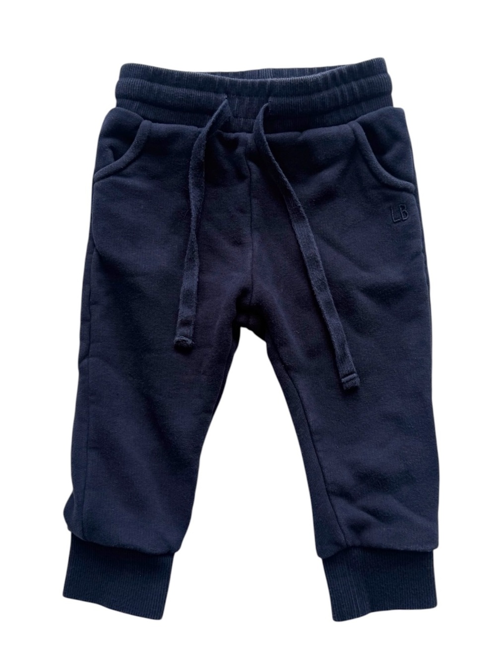 Little Bipsy Navy Joggers 12-18M
